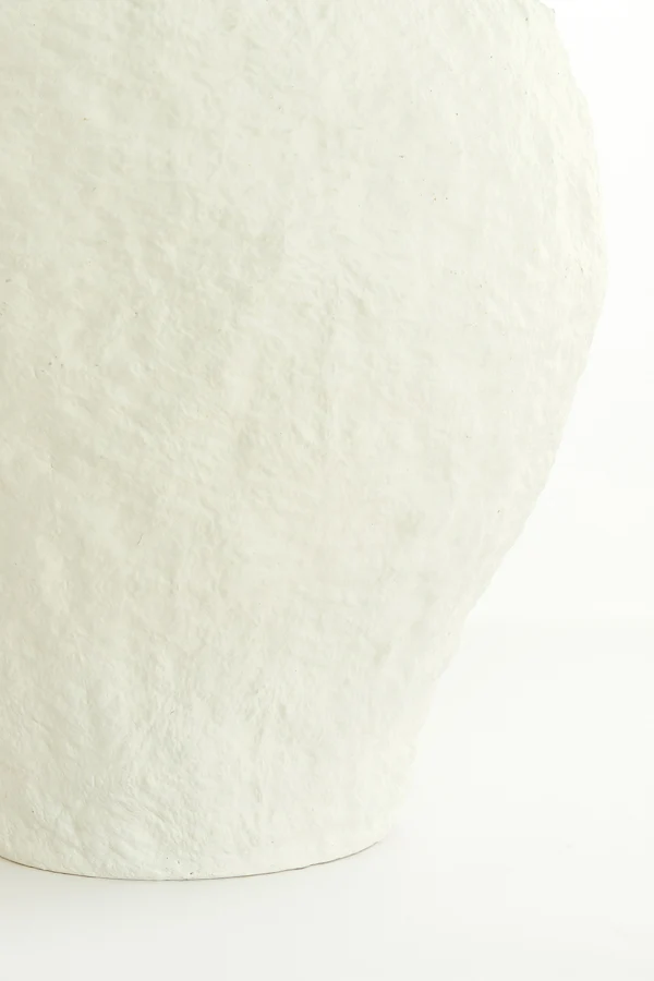 Vase deco 45x50 cm PANTOJA matt cream