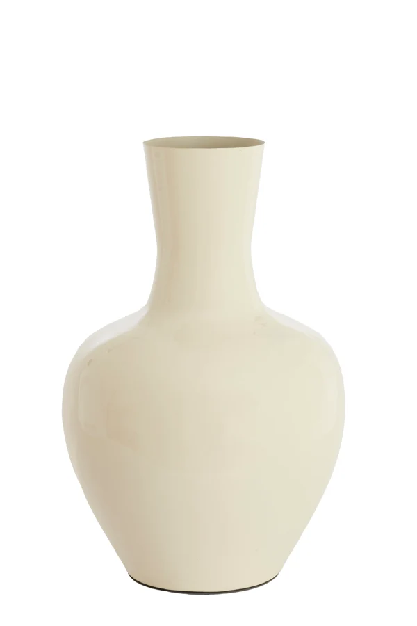 Vase deco 44x69 cm NANA shiny cream