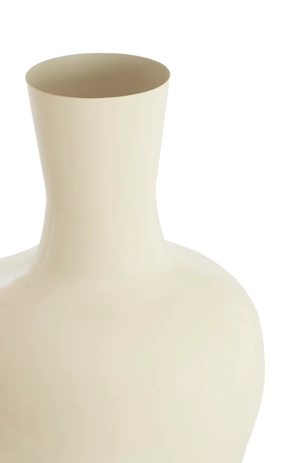 Vase deco 44x69 cm NANA shiny cream