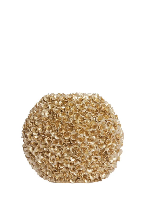 Vase deco 44x20,5x38,5 cm PHYLIA gold