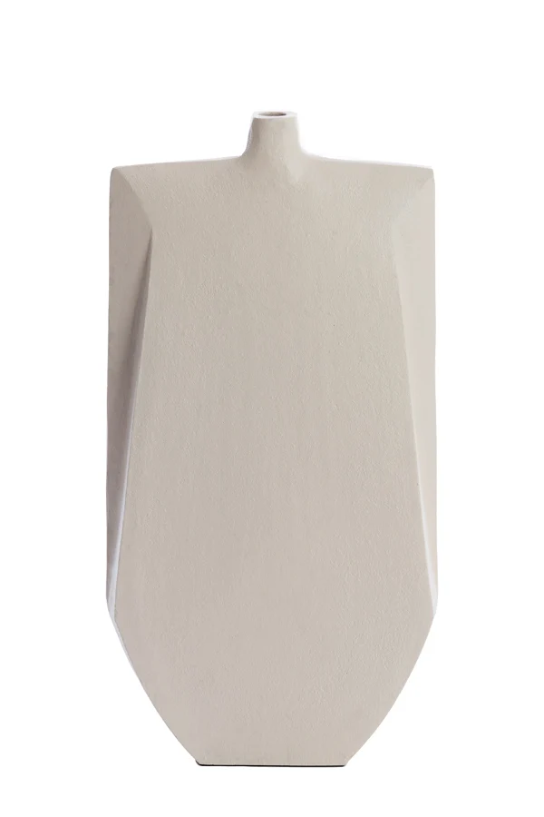 Vase deco 25x8x51 cm MAKAHA cream