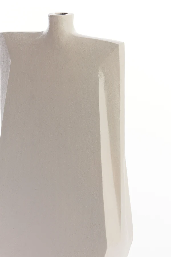 Vase deco 25x8x51 cm MAKAHA cream
