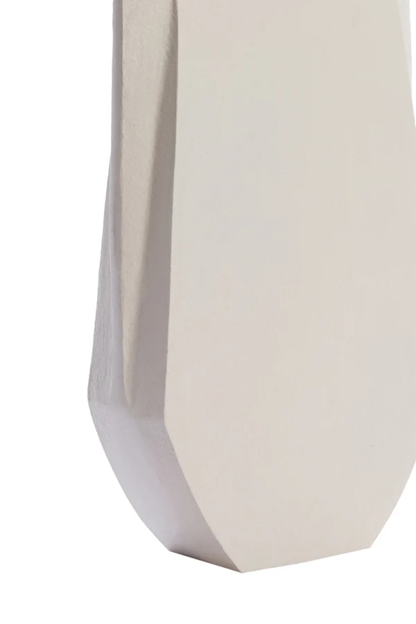 Vase deco 25x8x51 cm MAKAHA cream