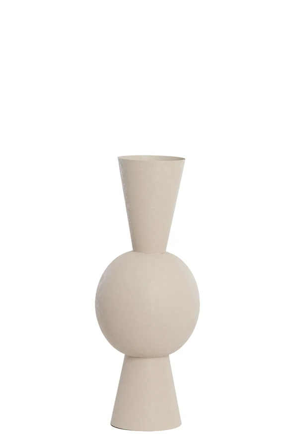 Vase deco 25x60 cm CHEDI matt light grey