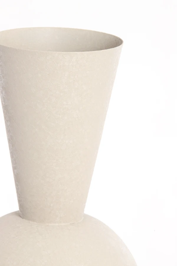 Vase deco 25x60 cm CHEDI matt light grey