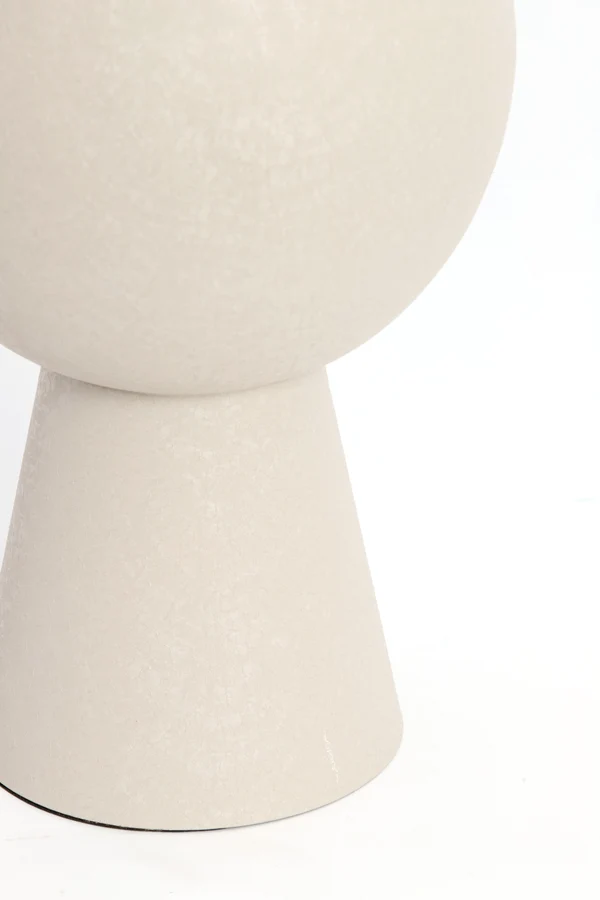 Vase deco 25x60 cm CHEDI matt light grey