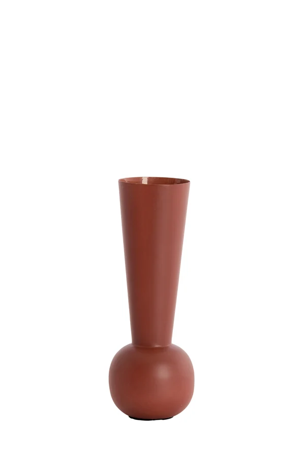Vase deco 9x25 cm TODI matt burgundy