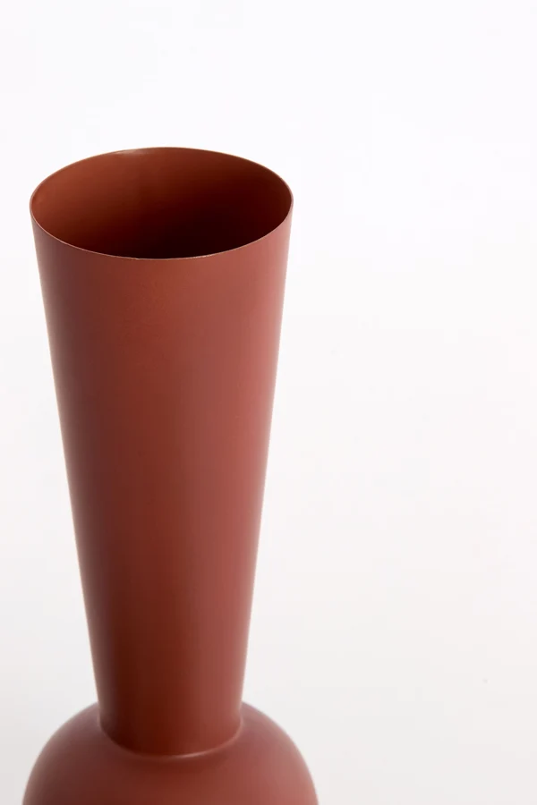 Vase deco 9x25 cm TODI matt burgundy