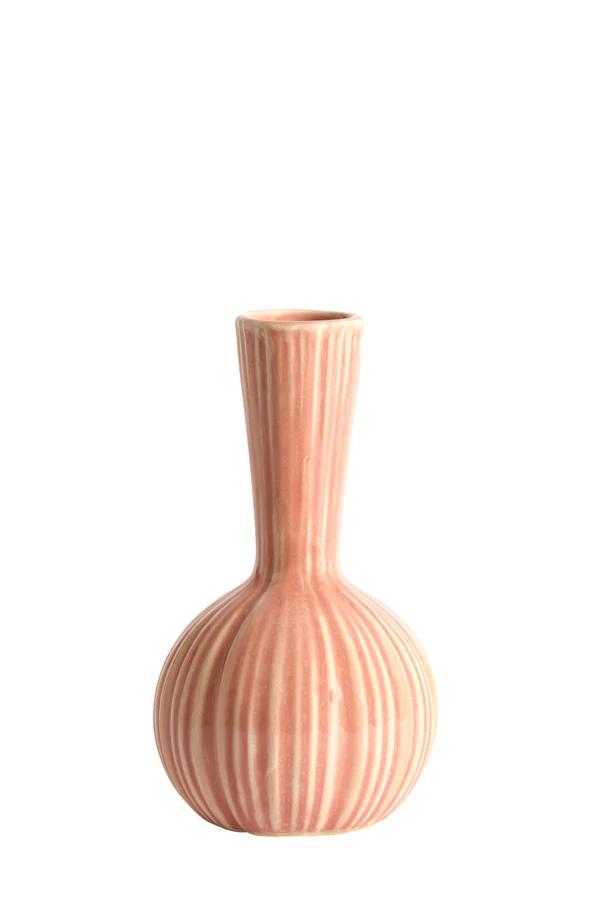 Vase deco 9,5x17 cm SHAREL ceramics pink