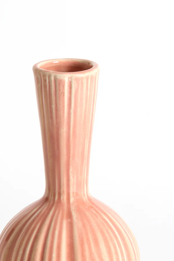 Vase deco 9,5x17 cm SHAREL ceramics pink
