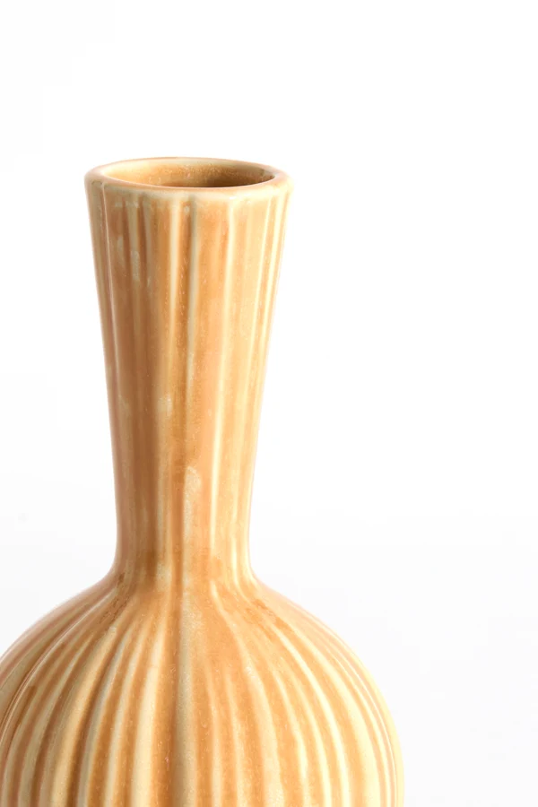 Vase deco 9,5x17 cm SHAREL ceramics orange