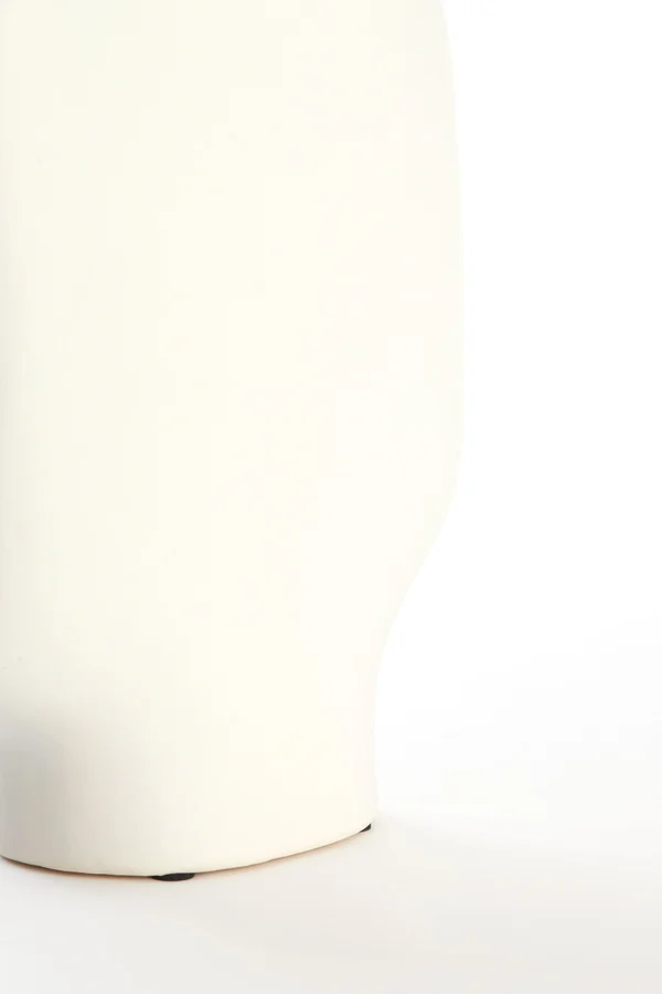 Vase deco 22,5x8x27 cm TROVO ceramics white