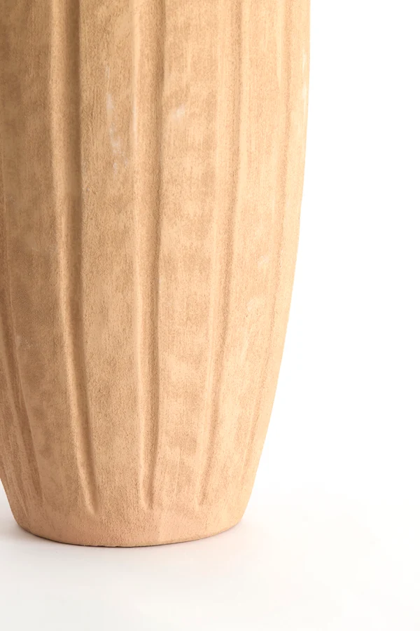 Vase deco 22,5x58 cm AYNA ceramics light peach