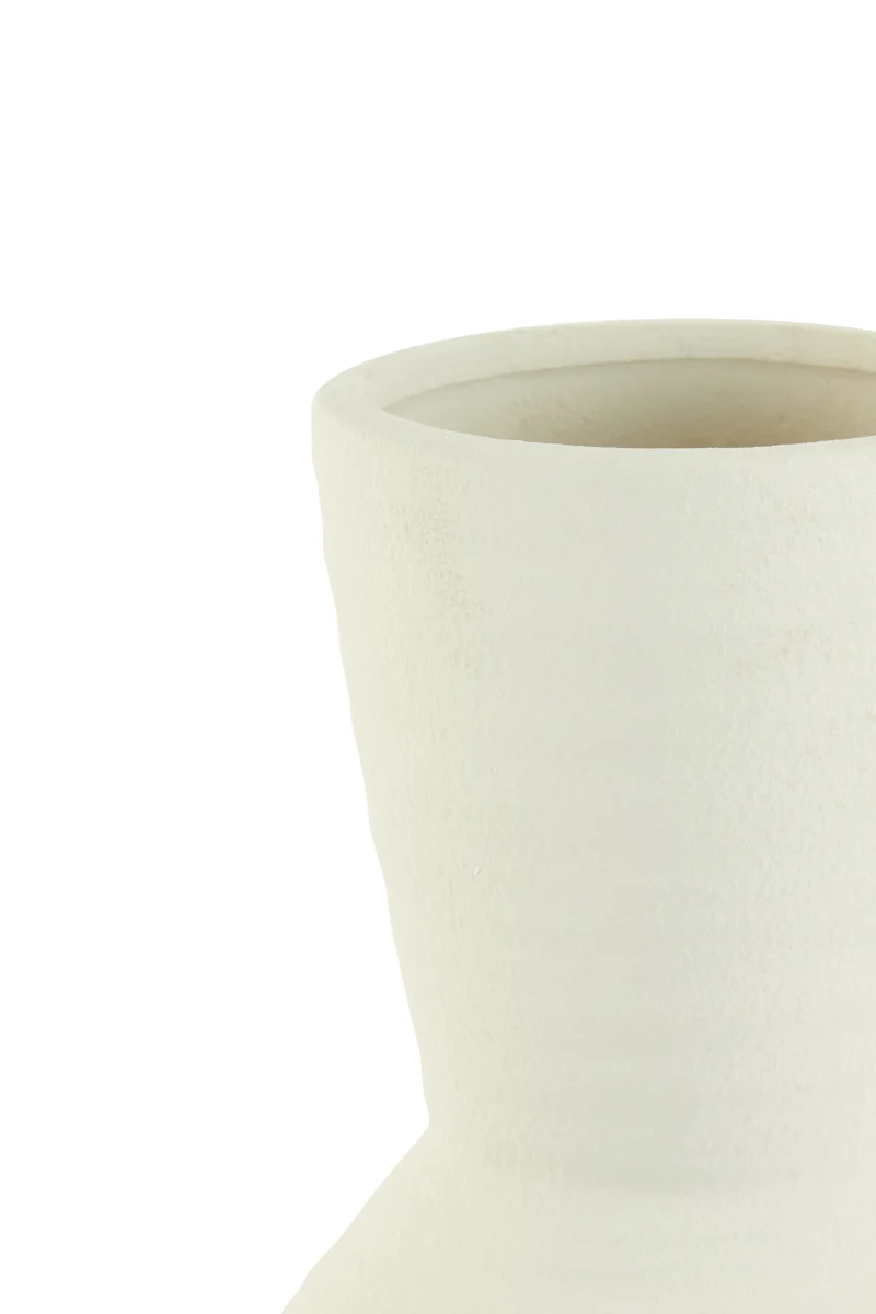 Vase deco 22,5x50,5 cm AYLA ceramics cream