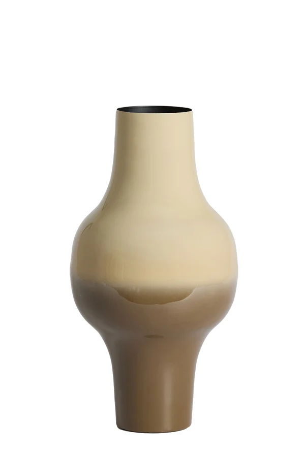 Vase deco 22,5x41,5 cm SINDO taupe+dark brown