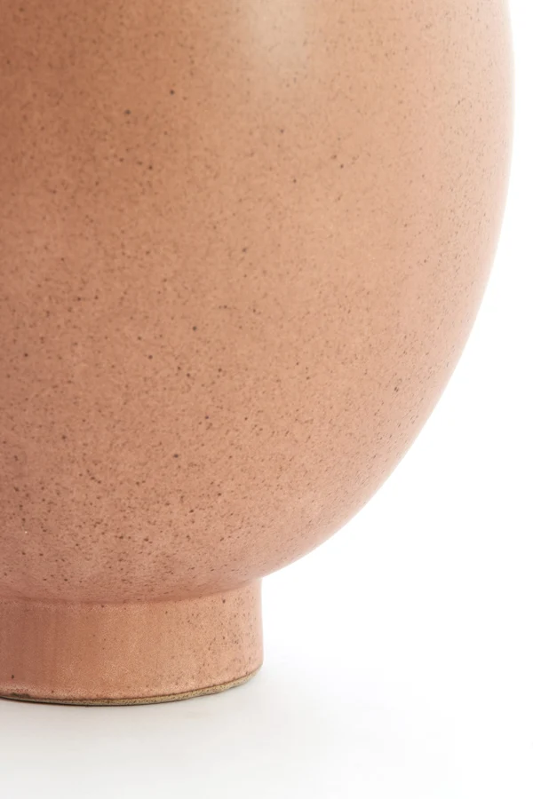 Vase deco 24,5x33,5 cm LOREA ceramics matt terra pink