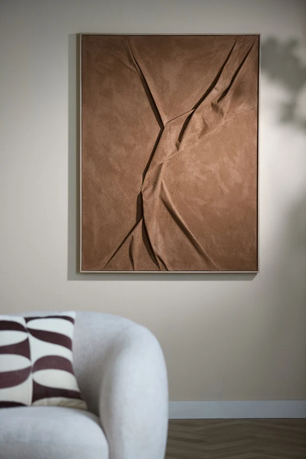 Wall ornament 90x2,5x120 cm ELINOR terra