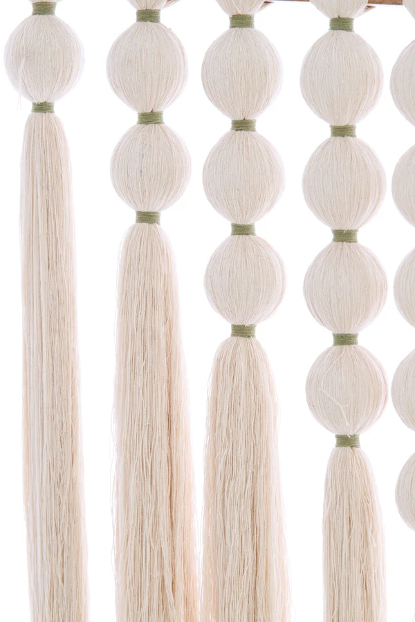 Wall ornament 60x4x76 cm WARD cream+green