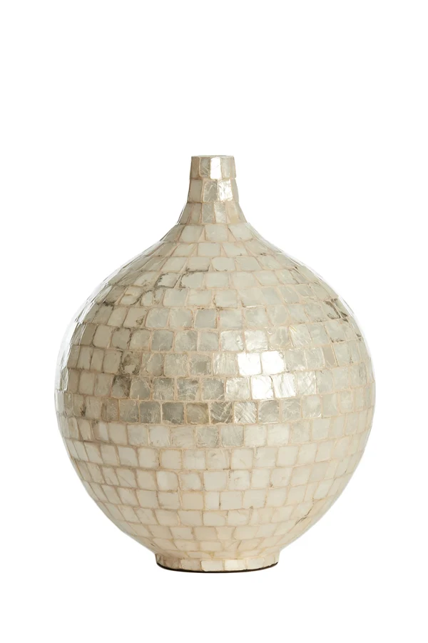 Vase deco 28x35 cm ELORZA cream