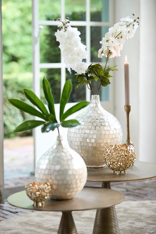 Vase deco 28x35 cm ELORZA cream
