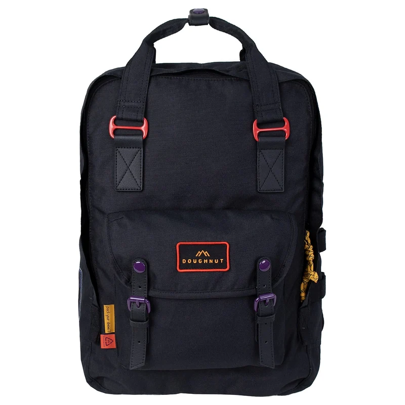 Doughnut Macaroon Large Happy Camper 20 - Mochila 45 cm (schwarz)