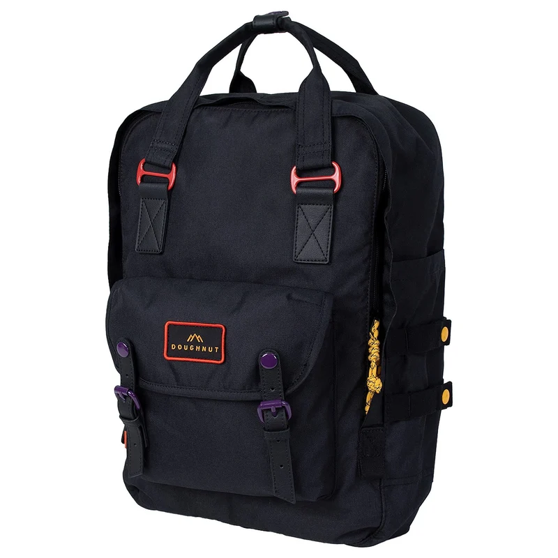 Doughnut Macaroon Large Happy Camper 20 - Mochila 45 cm (schwarz)