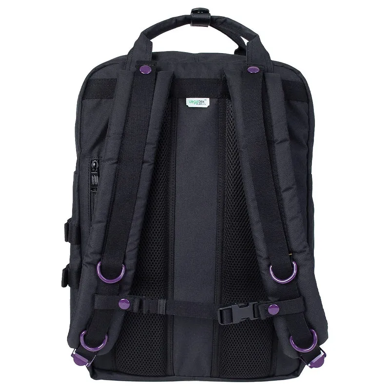 Doughnut Macaroon Large Happy Camper 20 - Mochila 45 cm (schwarz)