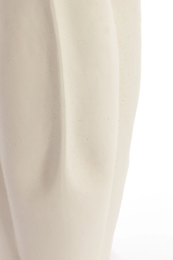 Vase deco 28x27,5x56 cm SANGULI ceramics cream