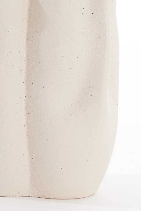 Vase deco 28x27,5x36,5 cm SANGULI ceramics cream