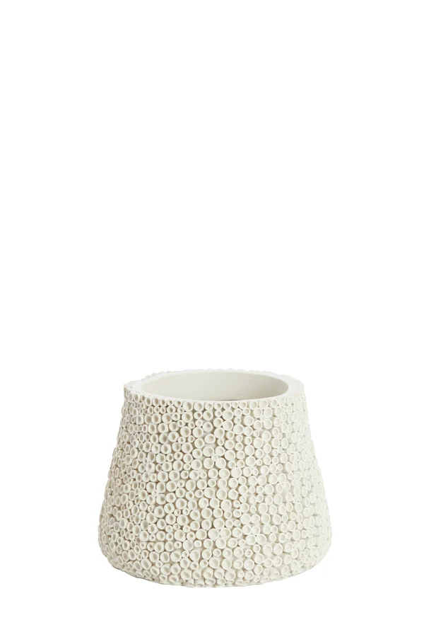 Vase deco 28x21 cm OLVERA cream