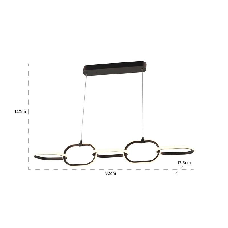 Chandelier Layn bronze OUTLET