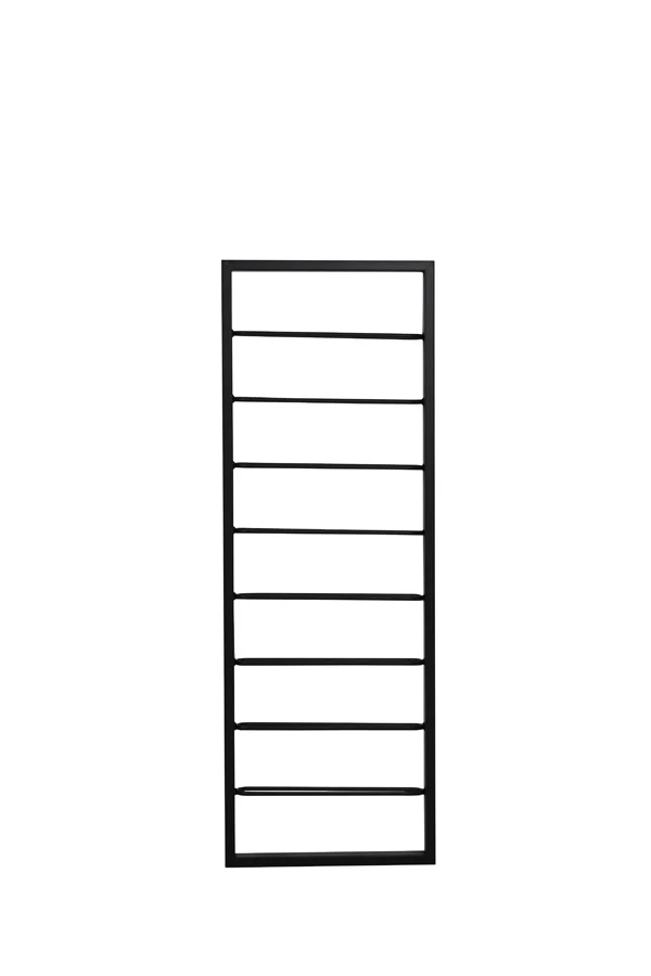 Wine rack 8 bottles 42x6x120 cm MACABEN black