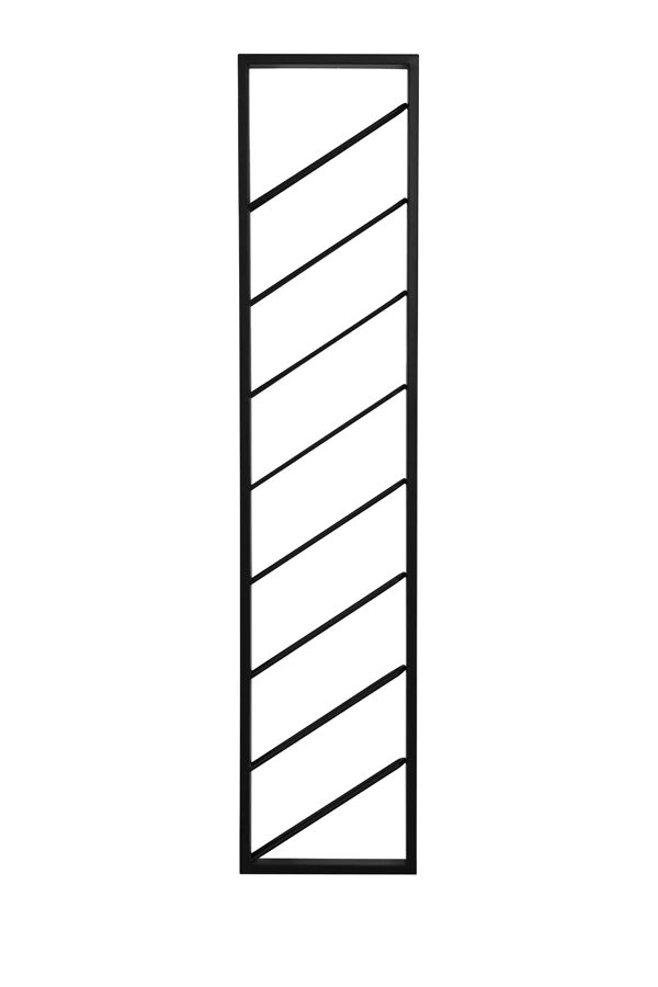 Wine rack 8 bottles 36x6x160 cm MALBEO black