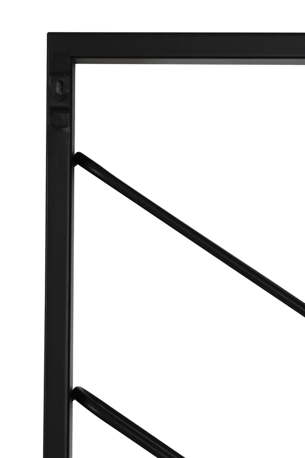 Wine rack 8 bottles 36x6x160 cm MALBEO black
