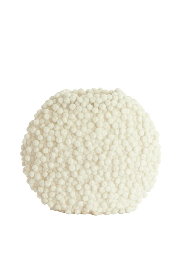Vase deco 44x19x37 cm BERRIES beige
