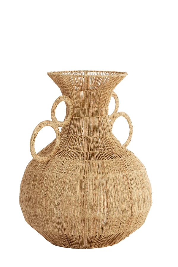 Vase deco 43x54 cm BRISA jute natural
