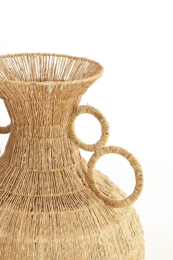 Vase deco 43x54 cm BRISA jute natural
