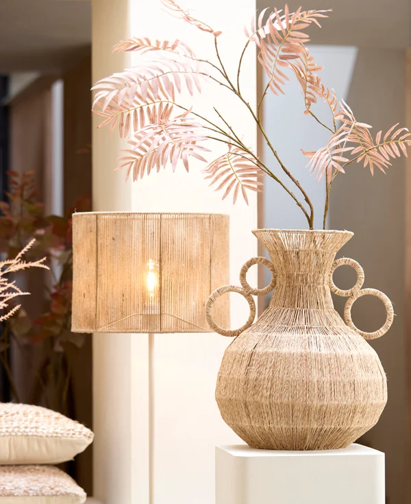 Vase deco 43x54 cm BRISA jute natural