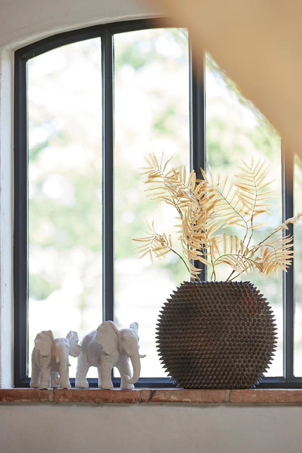 Vase deco 43x18,5x35 cm CALDRAS brown