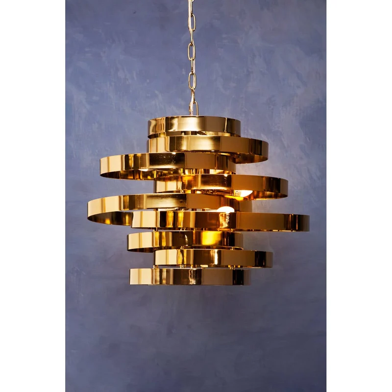 Alana 4 Bulb Gold Finish Pendant Lamp | OUTLET