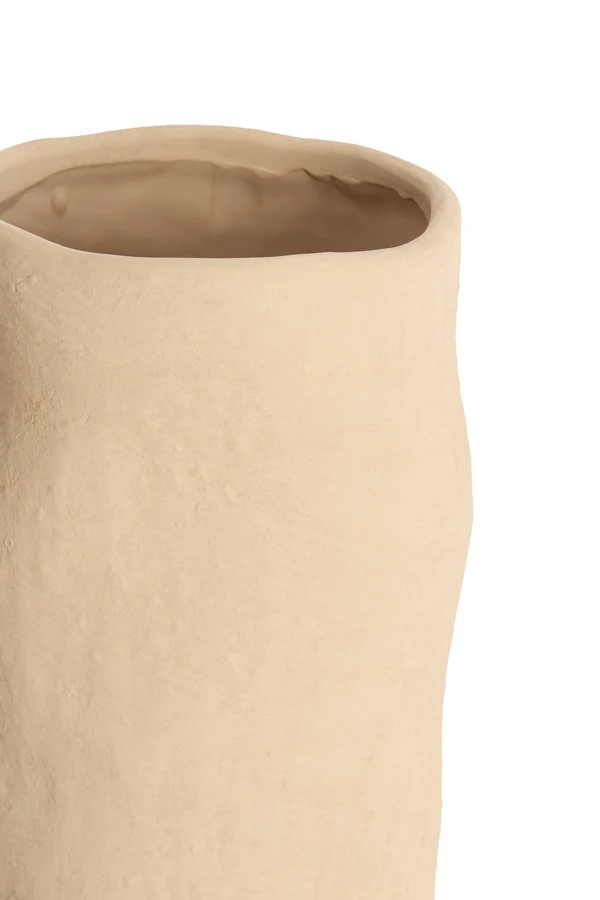 Vase deco 25x49 cm SERAFINA ceramics light brown