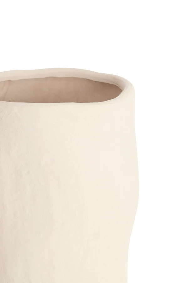 Vase deco 25x49 cm SERAFINA ceramics cream