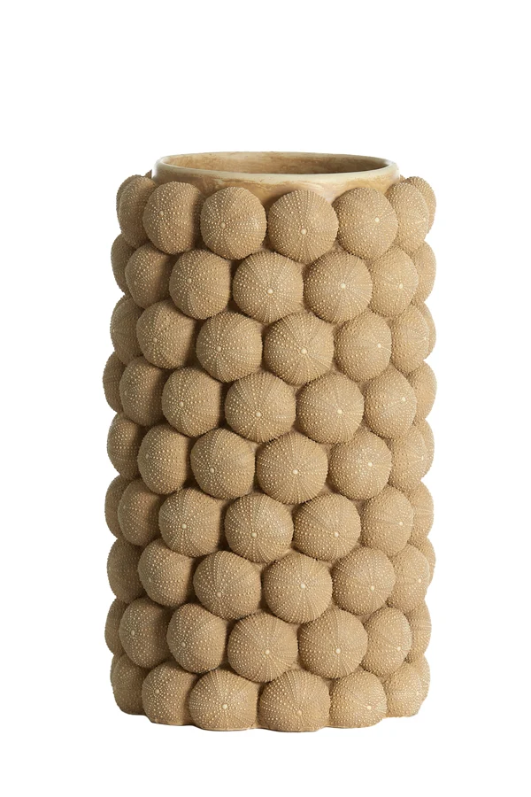 Vase deco 25x40 cm SEA URCHIN sand