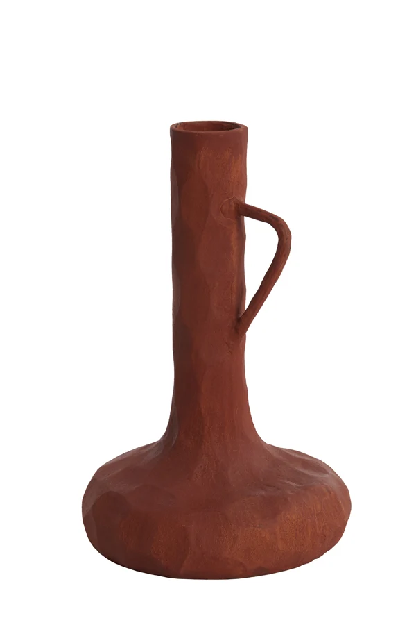 Vase deco 25x39 cm CINGOLI brick red