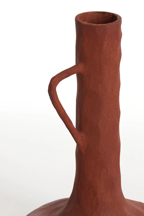 Vase deco 25x39 cm CINGOLI brick red