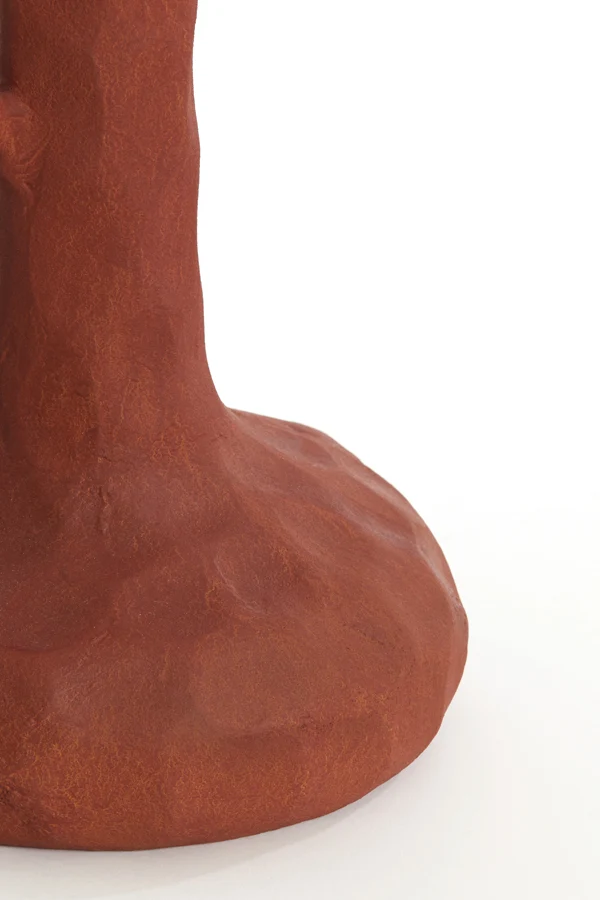 Vase deco 25x39 cm CINGOLI brick red