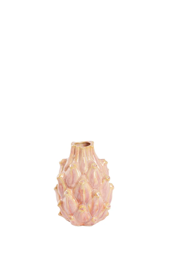 Vase deco 9,5x13 cm TAYA ceramics pink