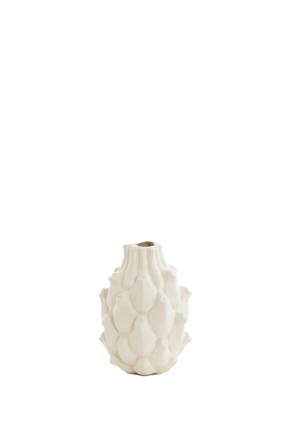 Vase deco 9,5x13 cm TAYA ceramics cream