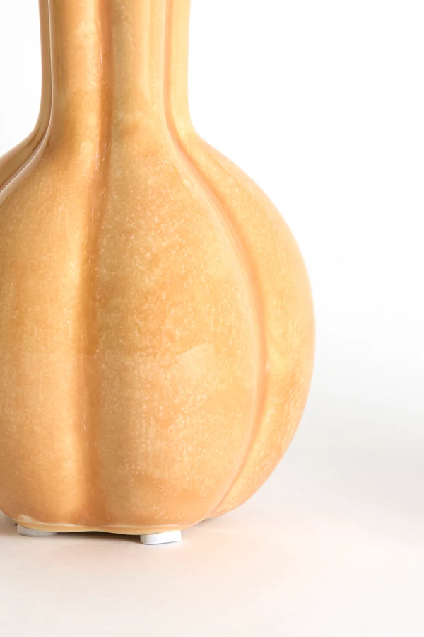 Vase deco 8x17 cm SYDELL ceramics orange