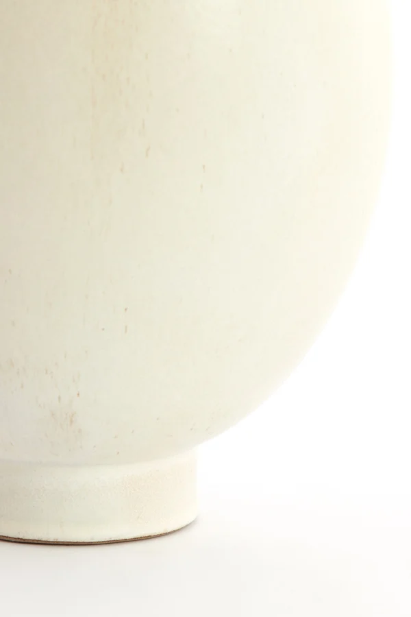 Vase deco 24,5x33,5 cm LOREA ceramics matt cream